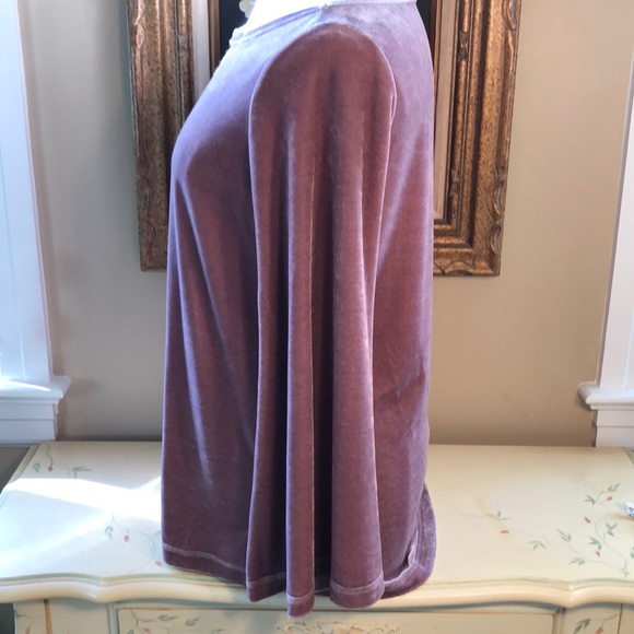 Dusty Pink Velour Tunic - Picture 3 of 5